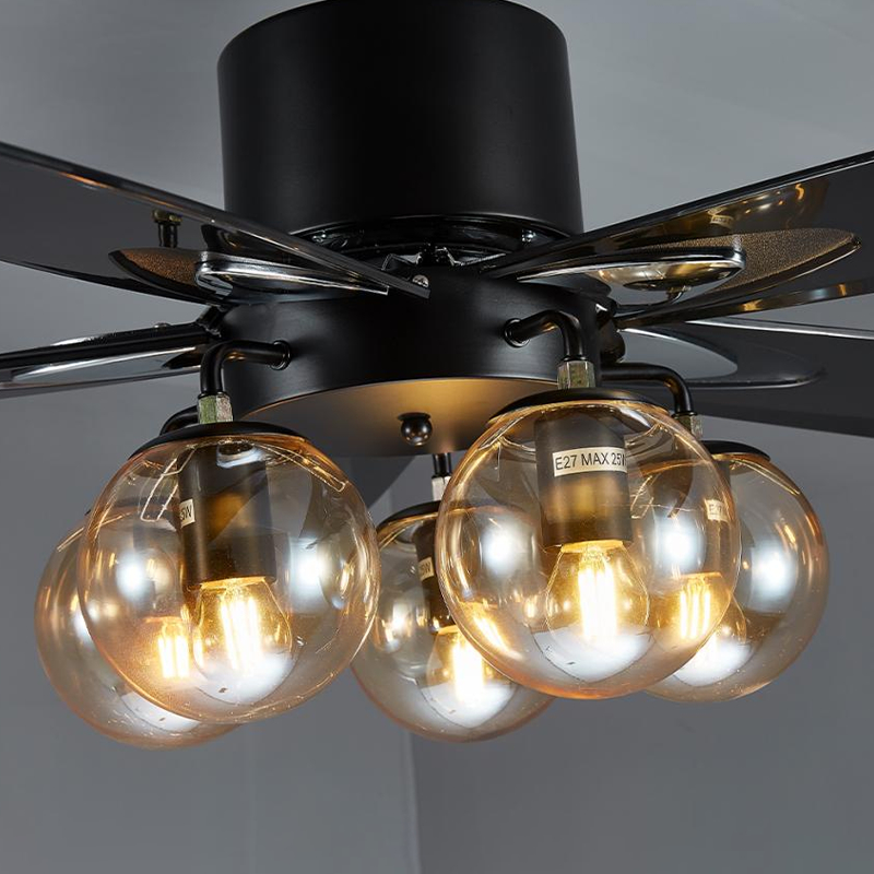 Nagy méretű ABS lapátos mennyezeti ventilátor világítással Nagy méretű ABS lapátos mennyezeti ventilátor világítással