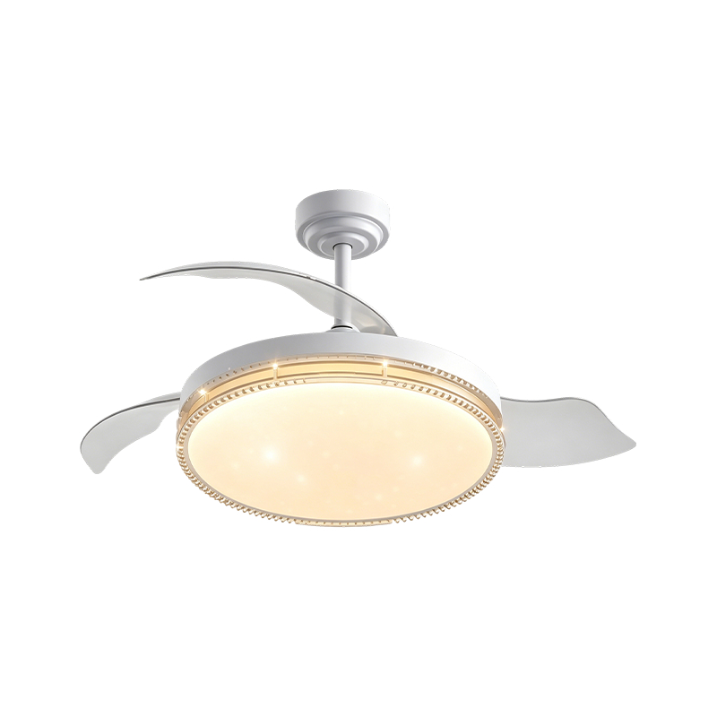 Starry Sky akril LED mennyezeti ventilátor lámpa
