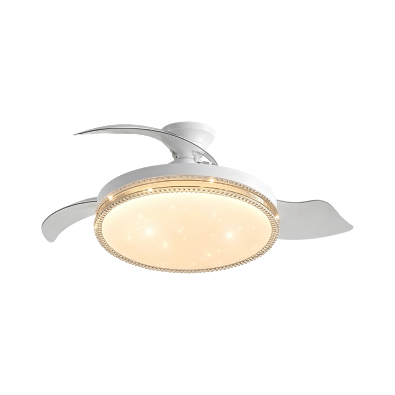 Starry Sky akril LED mennyezeti ventilátor lámpa