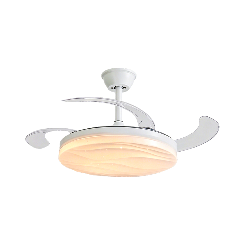Starry Sky akril LED mennyezeti ventilátor lámpa