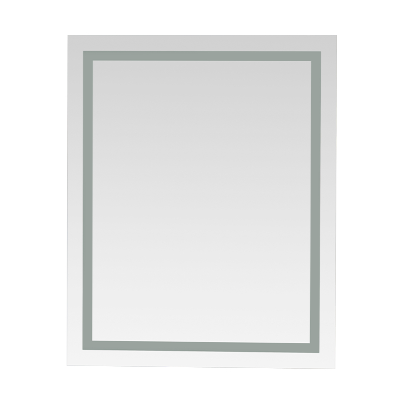 LED-es intelligens, fényerő-szabályozható, háttérvilágítású fürdőszobai tükör