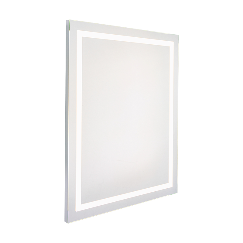 LED-es intelligens, fényerő-szabályozható, háttérvilágítású fürdőszobai tükör